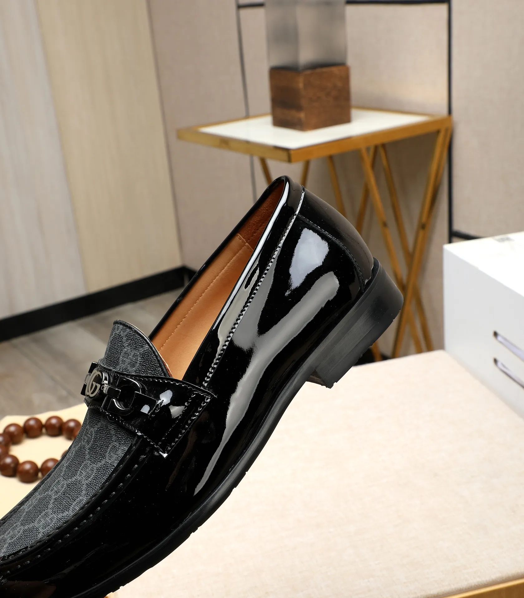 Men's shoes 💰500 📛📛 Original version (water-dyed cow lining) GUCCI official website formal shoes 🌀 Italian 🇮🇹 imported cowhide ➕ top imported water-dyed cowhide lining 💋 fine handmade original bottom, the real thing looks better when photographed in person Standard size 38-44 (45 46 customized)